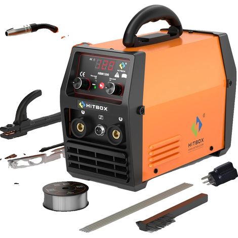 Machine à souder MIG HITBOX, fonctionnalité 3-en-1, réglages de puissance ajustables (1/2)
