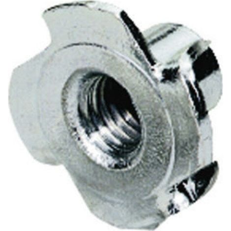Juego De 8 Tuercas Empotrables Hettich De Acero Cromado, L.19 Mm HETTICH