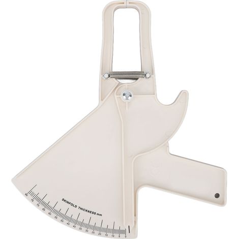 Pince à graisse corporelle professionnelle avec double ressort - Mètre de mesure corporelle précis - Blanc ZFC05 (1/5)