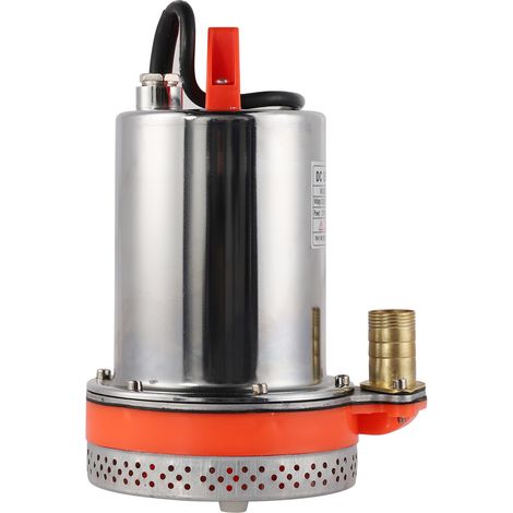 Pompe submersible solaire compacte à batterie pour le nettoyage de piscine, hauteur de refoulement de 8 mètres, câble de 2,5 mètres, alimentation 24 V CC (1/5)