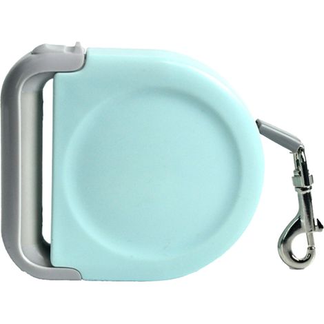 Tragbare automatische Hundeleine, einziehbar und robust, ideal für Spaziergänge mit Ihrem Hund (blau). (1/5)