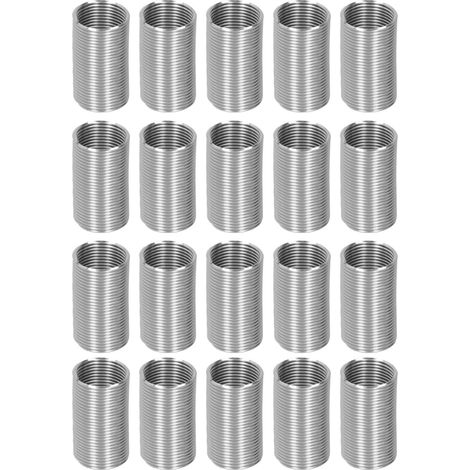 Lot de 20 inserts filetés M14 x 1,25 en spirale, réducteurs à écrou expansif, douille filetée 3D (1/5)