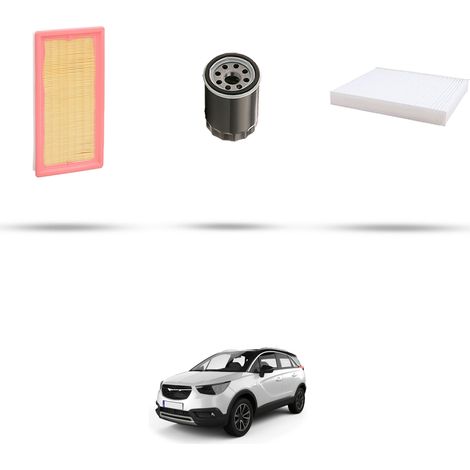 Kit tagliando 3 filtri compatibile con Opel Crossland X (P17) 1.2 96kw dal 2017 (1/5)