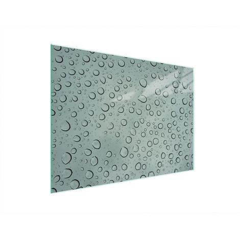 Planche à découper en verre 40x30 gouttes (1/5)