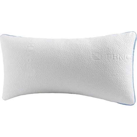 Oreiller 60x80 cm lot de 1, Oreiller en mousse à mémoire de forme, Oreiller de sommeil réglable en hauteur, Oreiller de lit lavable avec garnissage ajustable, avec fermeture éclair (1/5)