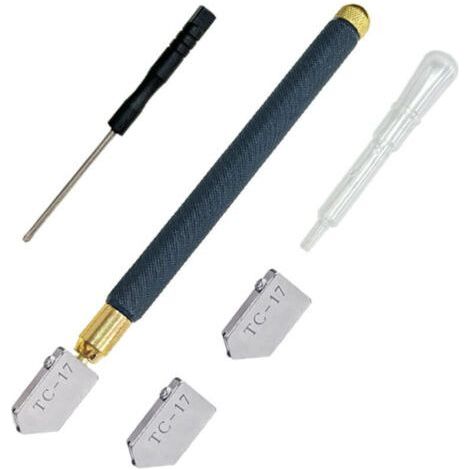 3mm-15mm Glass Cutting Tool,Glass Cutter,Glass Cutting Tool with Oil Glass Cutter,Professional Glass Cutter,Metal Glass Cutter Cutting Pen Tool Set,Professional Glass Cutte (1/5)