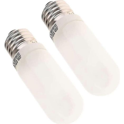 Lot de 2 ampoules halogènes dépolies 250 W, culot E27 à vis Edison, 220-240 V (1/5)