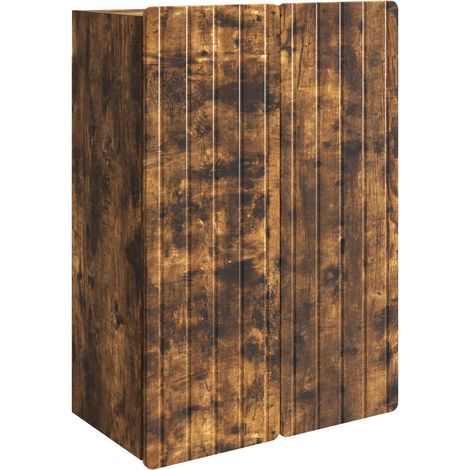 Maison Exclusive - Mobiletto a muro Rovere Fumo 66 x 34,5 x 92 cm (1/5)