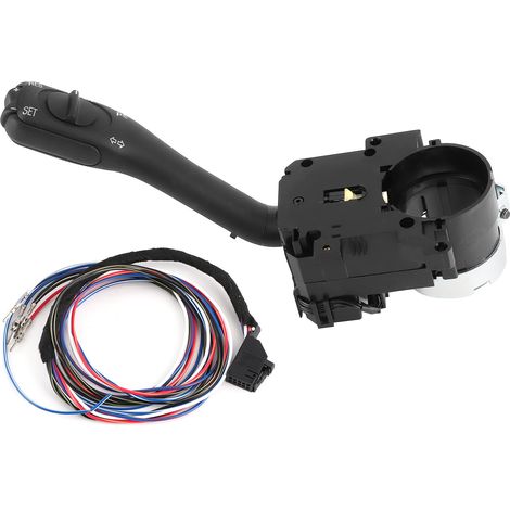 Commutateur de clignotants avec régulateur de vitesse et feux de route/croisement 1J0953513 18G953513A pour New Bora (1/5)