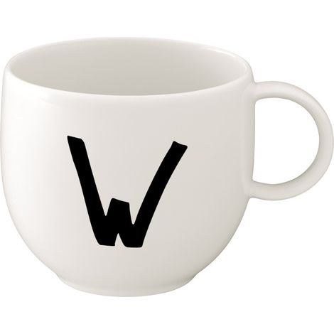 Villeroy & Boch Becher mit dem Buchstaben W