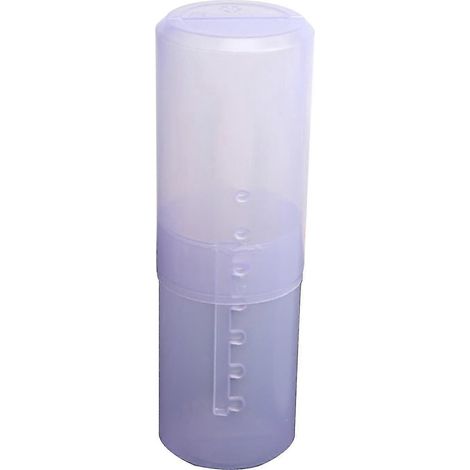 Étui de rangement portable et réglable pour pinceaux de maquillage avec couvercle-Purple (1/5)