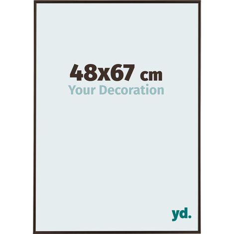 yd. - Cadre photo 48x67 - Anthracite - Plastique - Evry