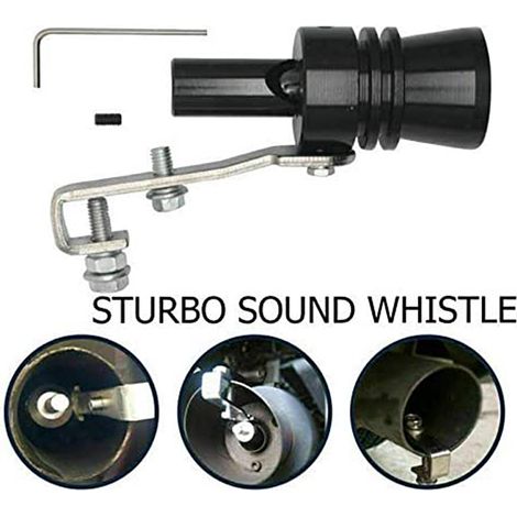 Sifflet Simulateur Turbo Externe Silencieux Modifié Échappement Valve Blow Off Tuyau Sonore Décoratif Accessoire Auto (1/5)
