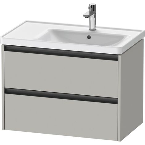 Duravit Ketho.2 mueble bajo lavabo suspendido, 2 cajones,