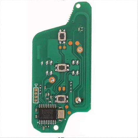 Carte de circuit imprimé de télécommande à trois boutons compatible avec les modèles 207, 408, 307, 408, C2, C3 et C4, ASK CE0523 ID46 (1/5)