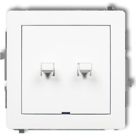 Lichtschaltermechanismus im amerikanischen Stil, mattweiß 25DWPUS-2