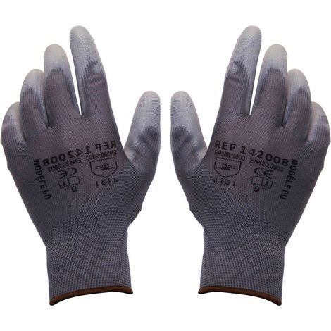 "PU" Handschuhe - Größe 8 OUTIFRANCE