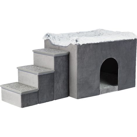 Trixie Elegantes Haustierbett Grau 119x47x50 cm (1/5)