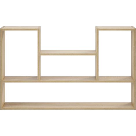 vidaXL Estante de pared Roble Sonoma 100 x 17 x 60 cm (1/2)