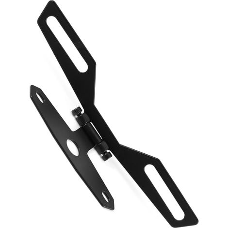 Soporte plegable para matrícula con luz trasera – Para motocicleta y quad, fácil instalación (1/5)