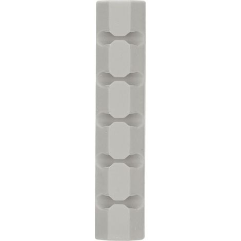 Organisateur de câbles de bureau avec support, gestion des câbles d'ordinateur portable - Matériau durable, plusieurs couleurs, gris (1/5)