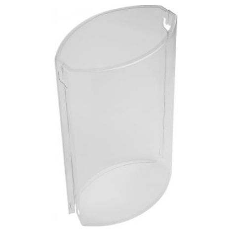 Lot de 2 façades plastique + fond pour corbeille vigipirate Arkea - transparent / gris manganèse (1/2)