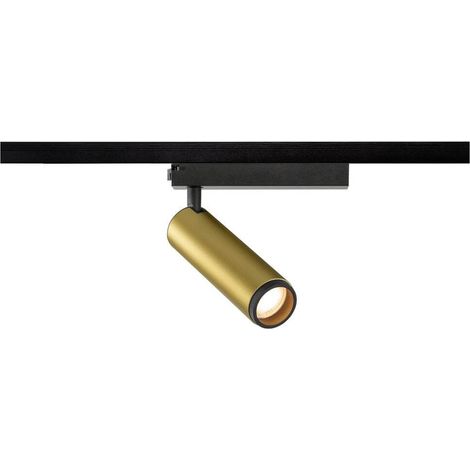 Spot ferroviaire Grip M noir-or 1 phase 2700K - 1008424
