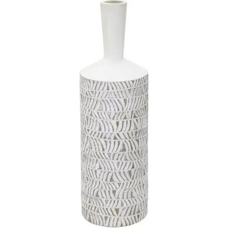 Jarrón decorativo mauro ferretti blanco 49 5 cm 15 cm