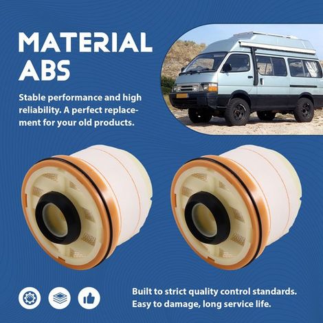 10 filters (23390-0L030, 23390-0L041) suitable for Toyota Hiace, Hilux and Innova. (1/5)