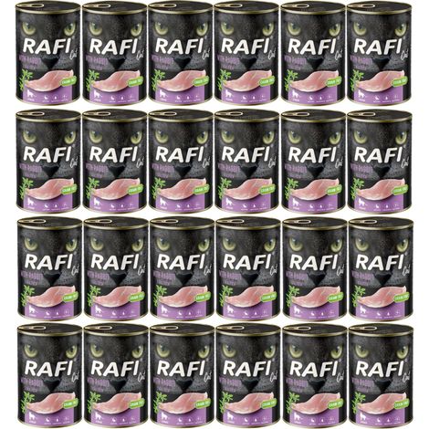 Comida para gatos Dolina Noteci Rafi con conejo 24x400g (1/2)