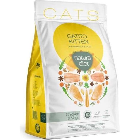 NATURA DIET CAT Kitten Salmon 3 Kg