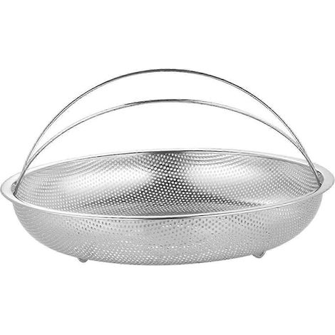 Panier vapeur en acier inoxydable, panier vapeur multifonctionnel pour légumes, idéal pour la cuisson des raviolis et des petits pains.-22.5CM (1/5)
