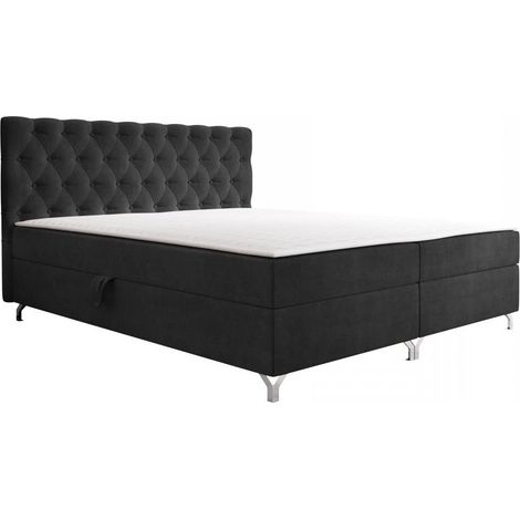 Cama continental Memphis 141, Manila 18, Doble, Continental, 200x200, Somieres, 206x207x114cm (1/5)