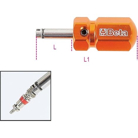 Beta 986 48 - Giravite per valvole pneumatici modello corto (1/2)