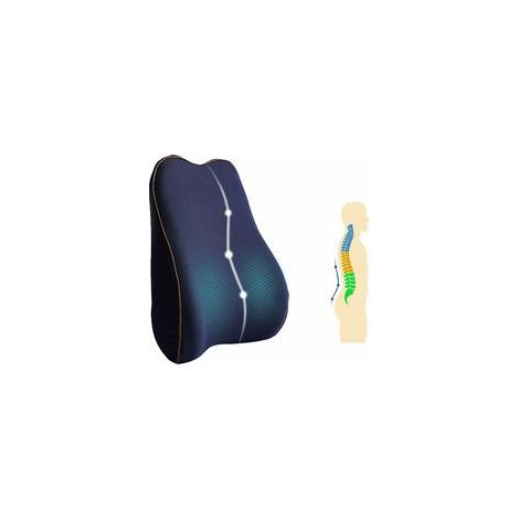 Coussin lombaire ergonomique en mousse mémoire, housse lavable, sangle réglable – (1/5)