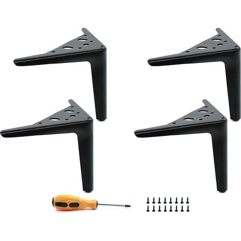 Pieds De Meuble - Fonte - 15 Cm - Pour Table Lit Canapé Armoire - Lot De 4 (1/5)
