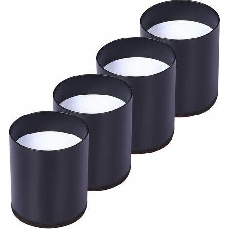 Lot de 4 rehausseurs pieds lit acier carbone 5cm – Charge 4500kg – Pour meubles lourds – Installation facile avec patins autocollants (1/5)