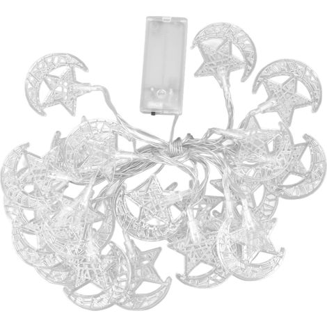 20 LED-Lichterketten für Ramadan, 3 Meter lang, Dekoration für Eid Mubarak, Hochzeiten, Geburtstage und Partys (1/5)