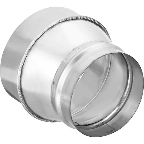 Gaine Réducteur Raccord Adaptateur, 5 à 4 pouce Air Conduit Tuyau Évent AC Bride Sécheuse Ventilation pour HVAC Coupleur Isolé Echappement Ronde Cheminée Augmentateur Volet (1/5)