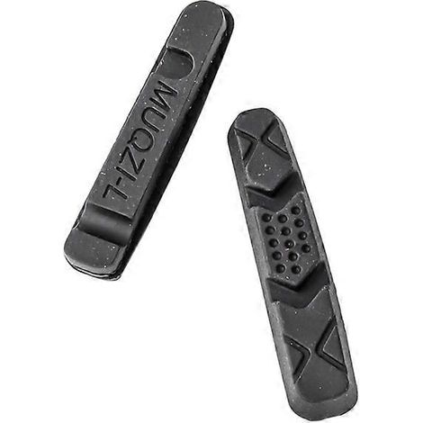 Plaquettes de frein de vélo (53,8 x 10,3 mm) résistantes à l'usure et durables, noires ( ) (1/4)
