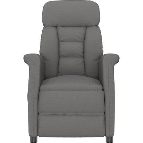 Maison Exclusive - fauteuil Gris foncé Microfibre