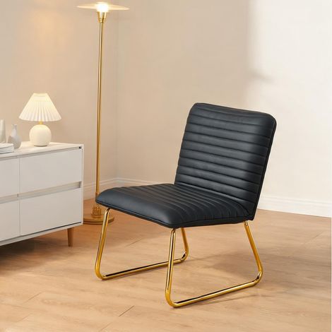 Fauteuil coloris noir en PU 62 x 49,7 x 76,2 cm (1/5)