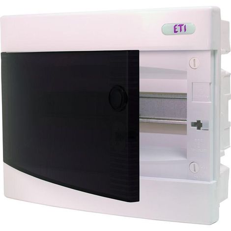 Eti-polam Distribuzione incassata con porta trasparente 12 moduli