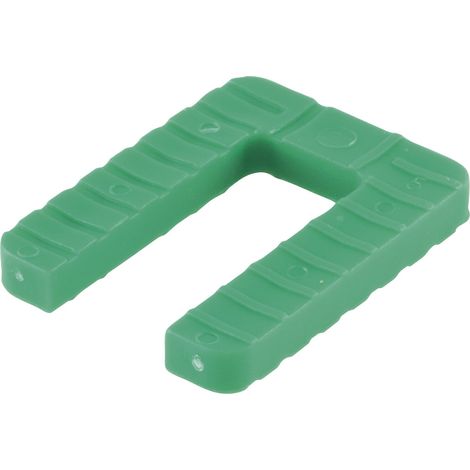 GLUSKE Euroklick Distanzplatte 40 x 30 x 5 mm, grün, 1000 Stück  Unterlegkeile - Distanzplättchen