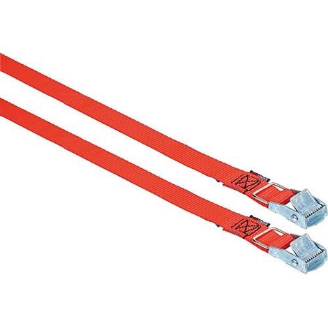 Sangle d’arrimage à pince de ceinture, monobloc Cambuckle 25mm 500 kg 3m Cond. 2 pièces (1/4)