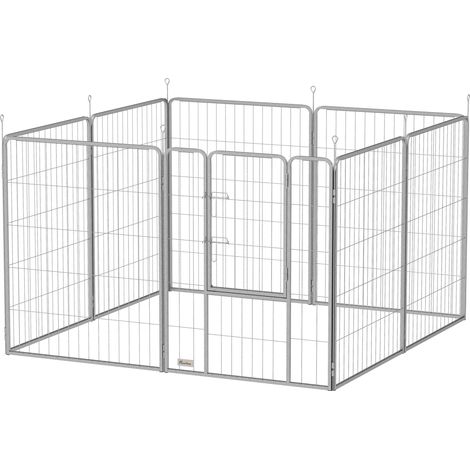 Clôture pour chiens enclos animaux personnalisable acier inoxydable
