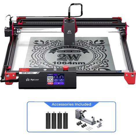 Graveur Laser, 10W de Puissance, Contrôle par Écran Tactile, Diode 10W 2W IR ARC (1/2)
