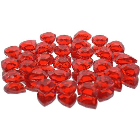 Eurosand Brilliantherzen, 23 mm, rot, 100 ml