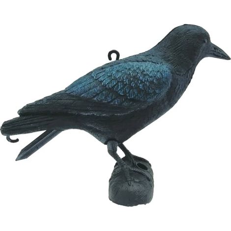 Figura decorativa espantapájaros Cuervo 25cm Ubbink