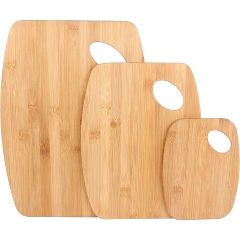 Set de 3 Planches à Découper en Bambou (1/2)